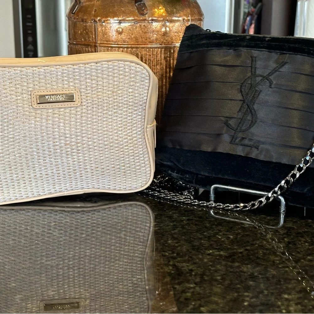 🌟 Versace & YSL Makeup Bags 🌟